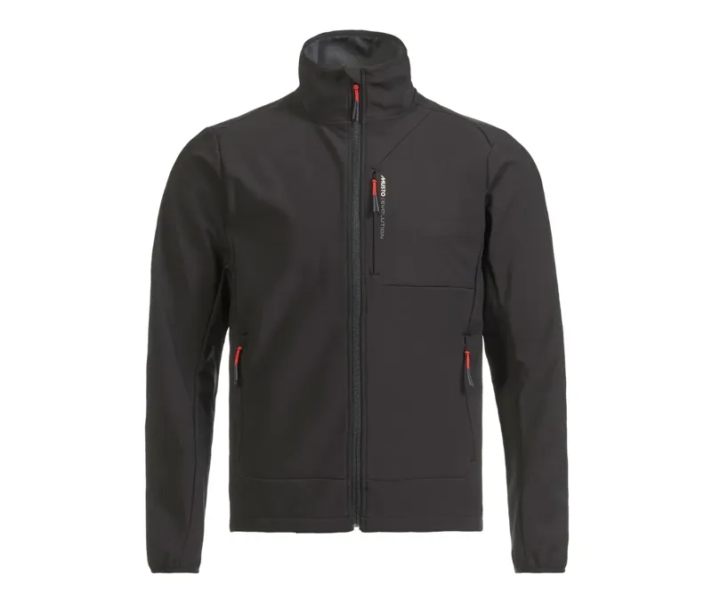 Musto Men's Evo Softshell Full Zip Shower Resistant Jacket Black Medium